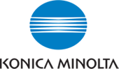 Logotyp Konica Minolta.